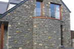 Houses Mixed Grey and Brown Sandstones