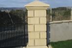 Reconstructed Sandstone Pillars with Caps