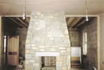 Sandstone Fireplace