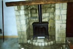 Sandstone Fireplace