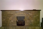 Sandstone Fireplace