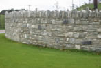 Curved Stone Walling