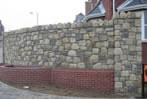 Entrance Walls and Pillars Mixed Sandstones