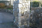 Reclaimed Stone Pillar and walling
