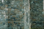 Stone Walls Built from Mixed Sandstones